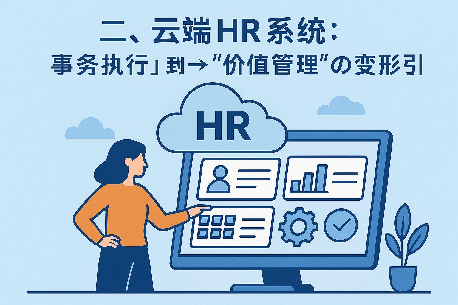 二、云端HR系统：从“事务执行”到“价值管理”的转型引擎