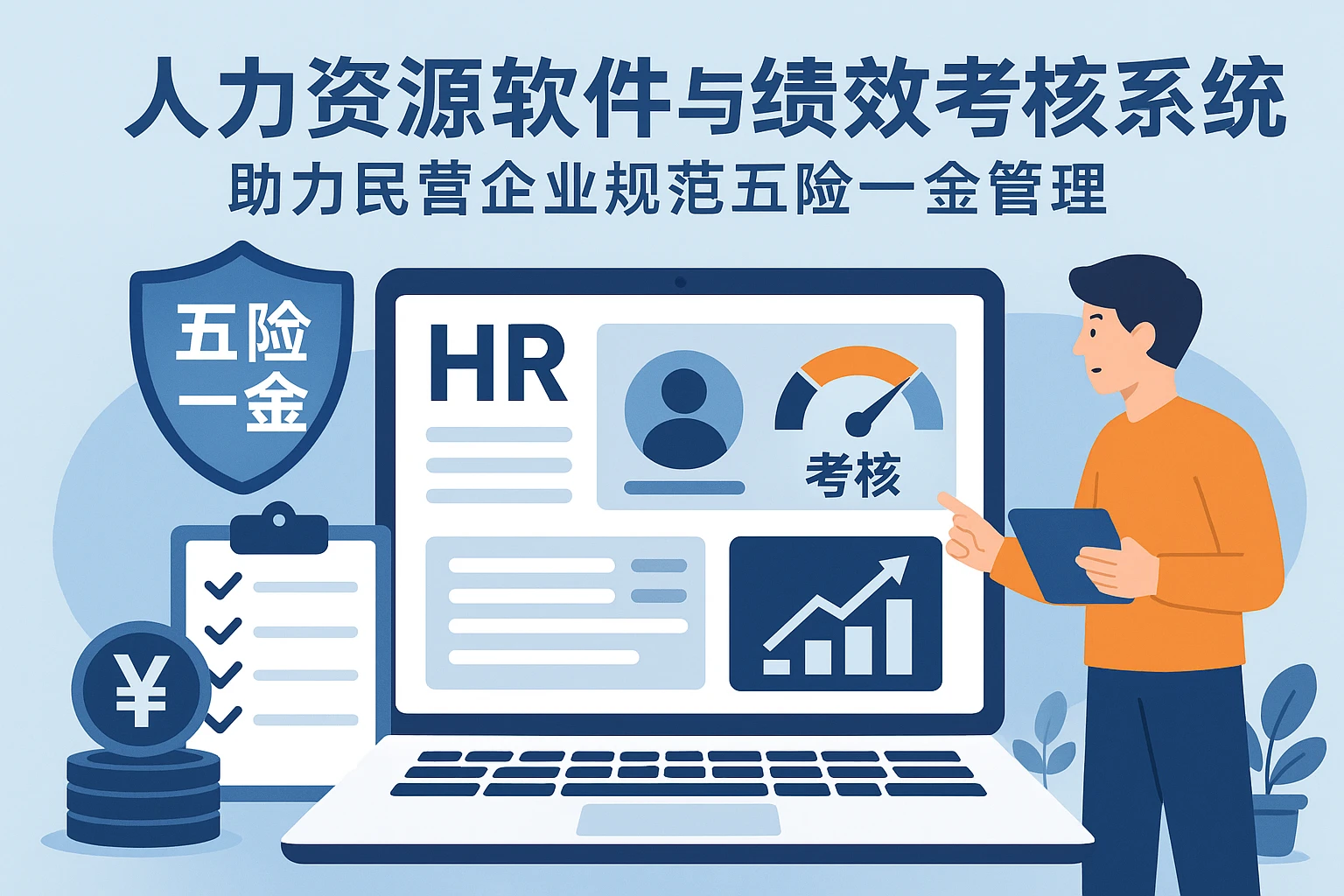 人力资源软件与绩效考核系统助力民营企业规范五险一金管理