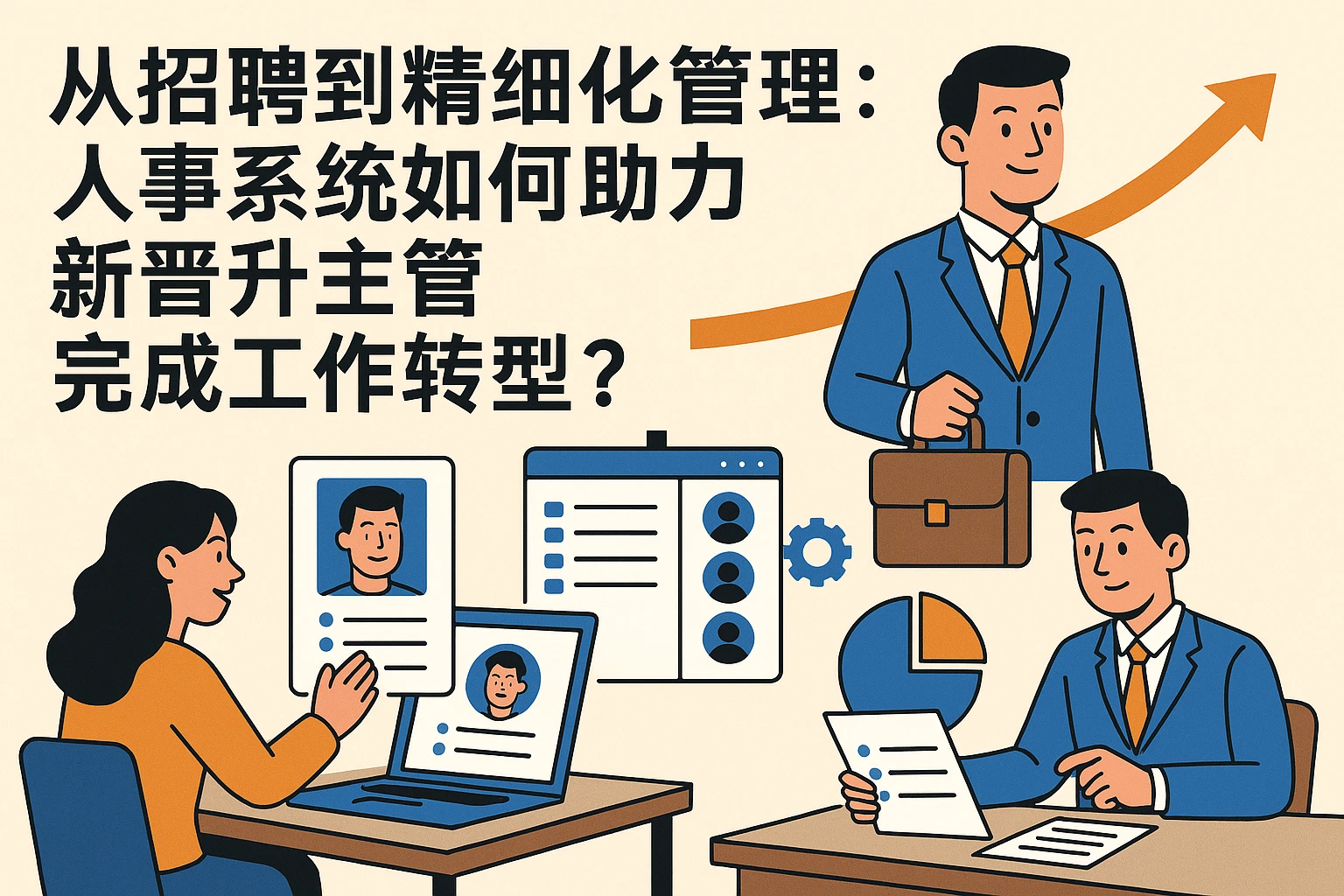 从招聘到精细化管理：人事系统如何助力新晋升主管完成工作转型？
