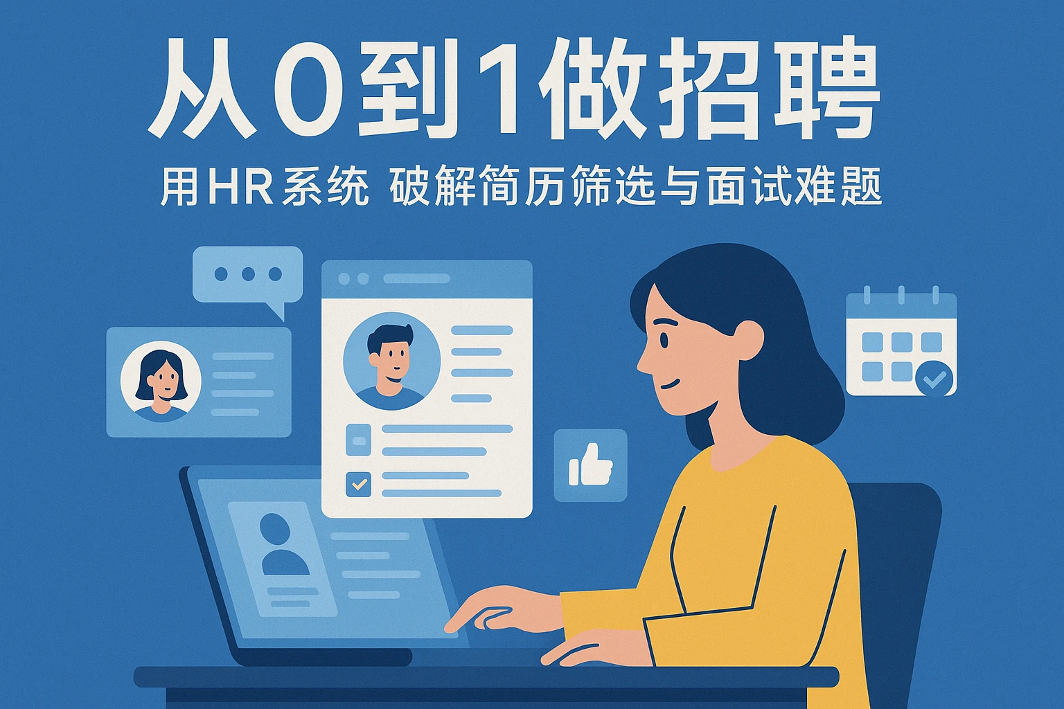 从0到1做招聘：用HR系统破解简历筛选与面试难题