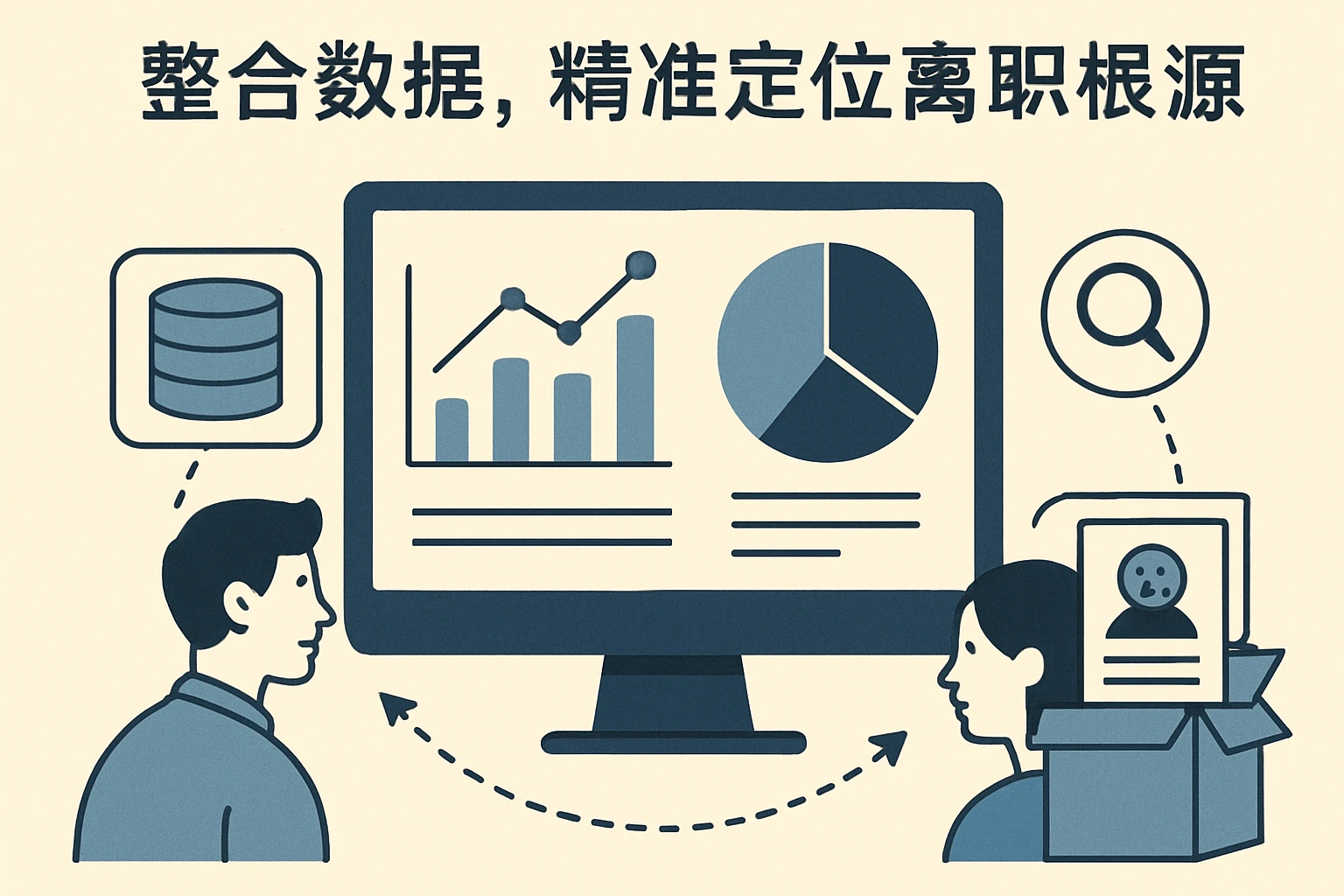 1. 整合数据，精准定位离职根源