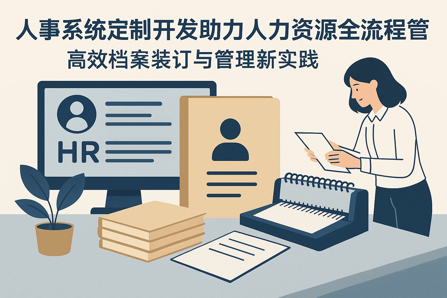 人事系统定制开发助力人力资源全流程管理——高效档案装订与管理新实践