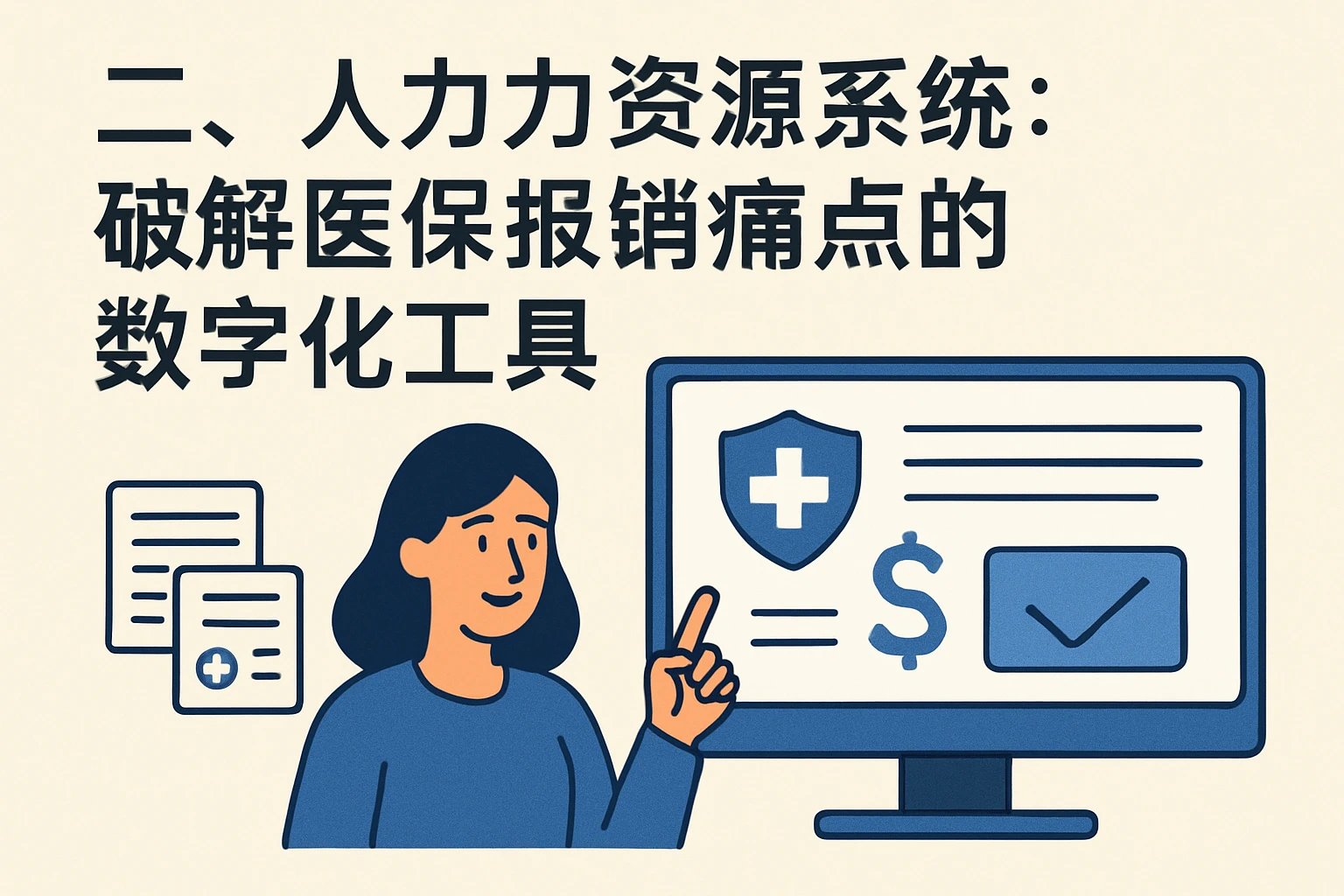 二、人力资源系统：破解医保报销痛点的数字化工具