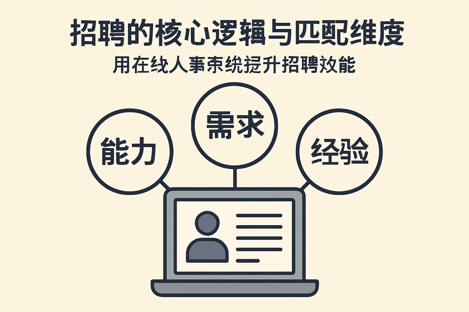 招聘的核心逻辑与匹配维度解析——用在线人事系统提升招聘效能