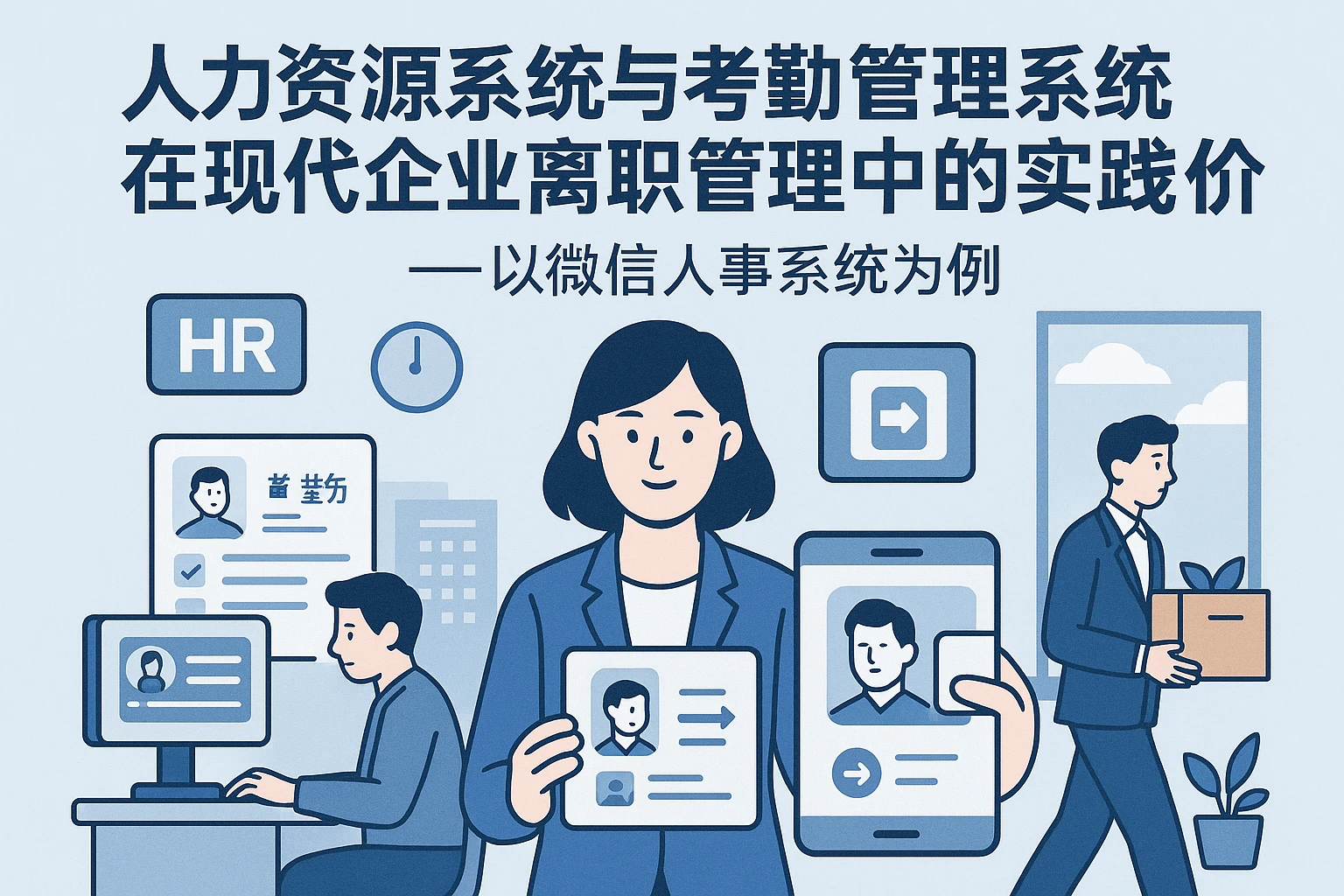 人力资源系统与考勤管理系统在现代企业离职管理中的实践价值——以微信人事系统为例