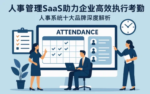 人事管理SaaS助力企业高效执行考勤制度——人事系统十大品牌深度解析