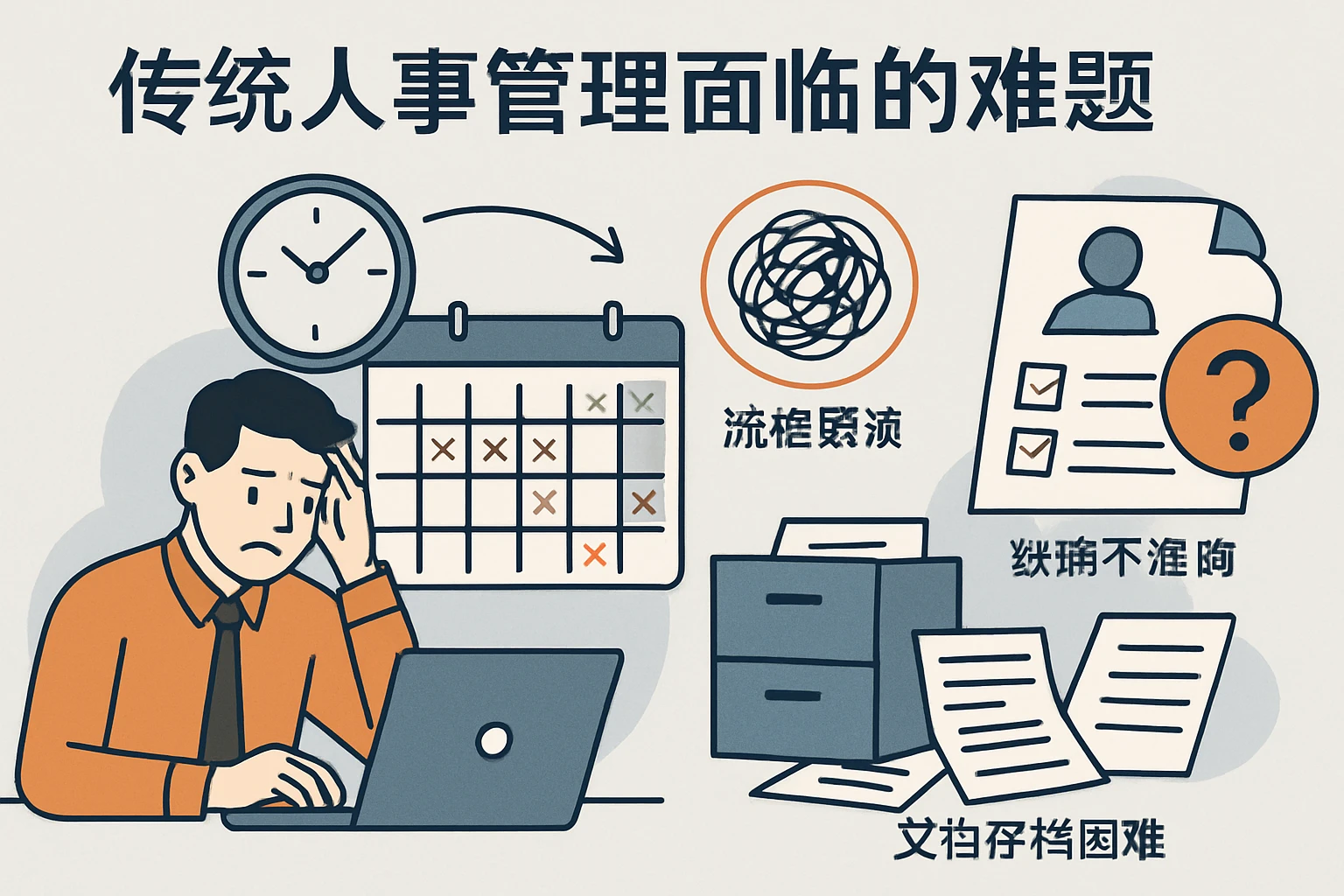 传统人事管理面临的难题