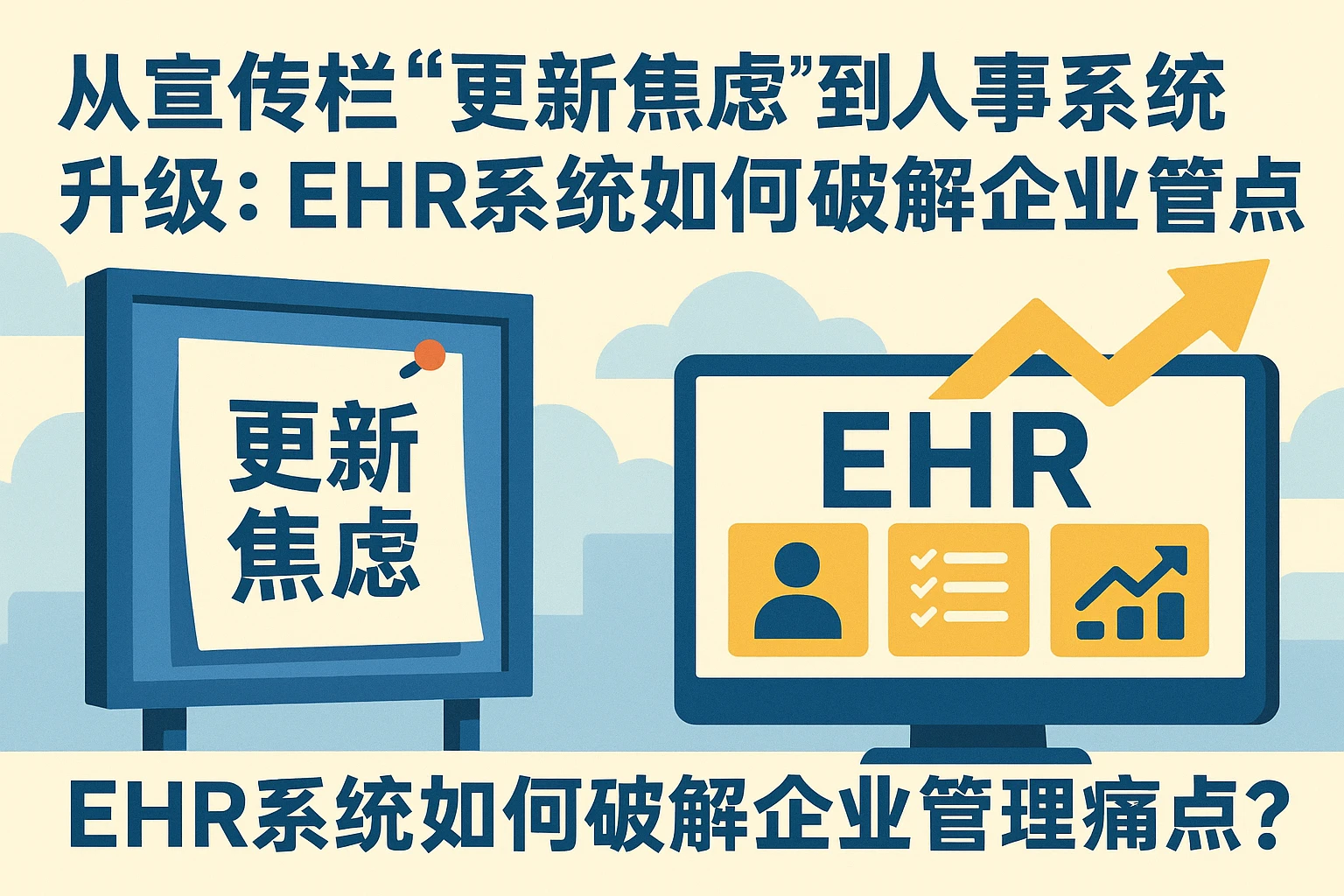 从宣传栏“更新焦虑”到人事系统升级：EHR系统如何破解企业管理痛点？