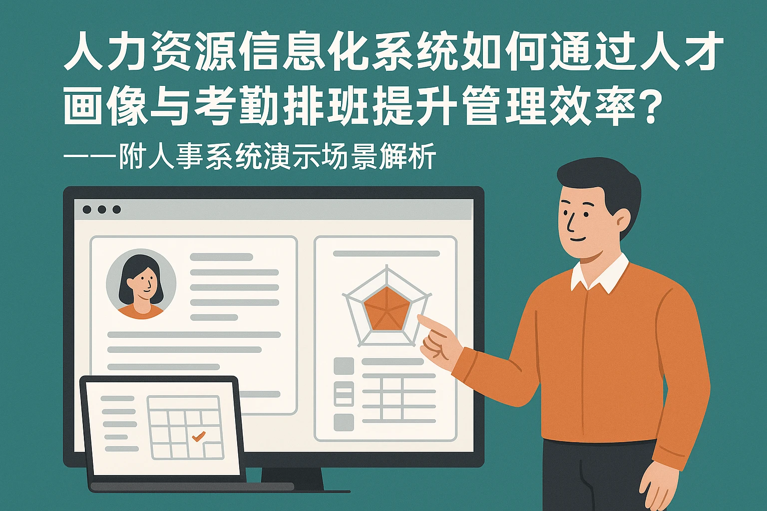 人力资源信息化系统如何通过人才画像与考勤排班提升管理效率？——附人事系统演示场景解析