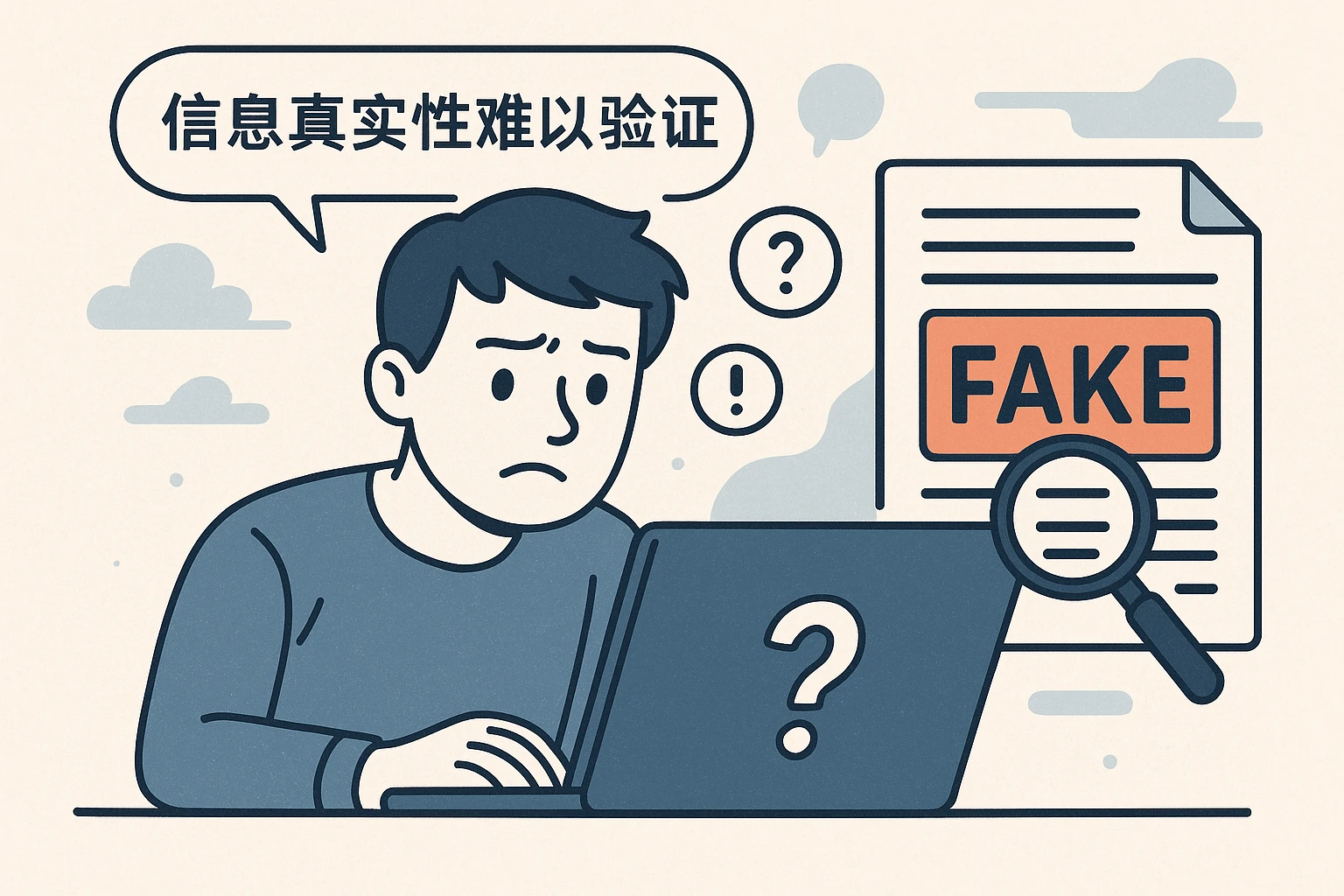 2. 信息真实性难以验证