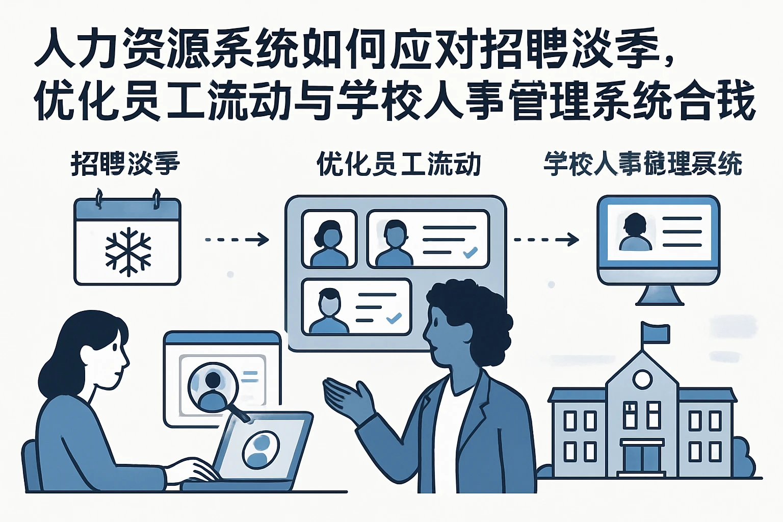 人力资源系统如何应对招聘淡季，优化员工流动与学校人事管理系统的结合实践