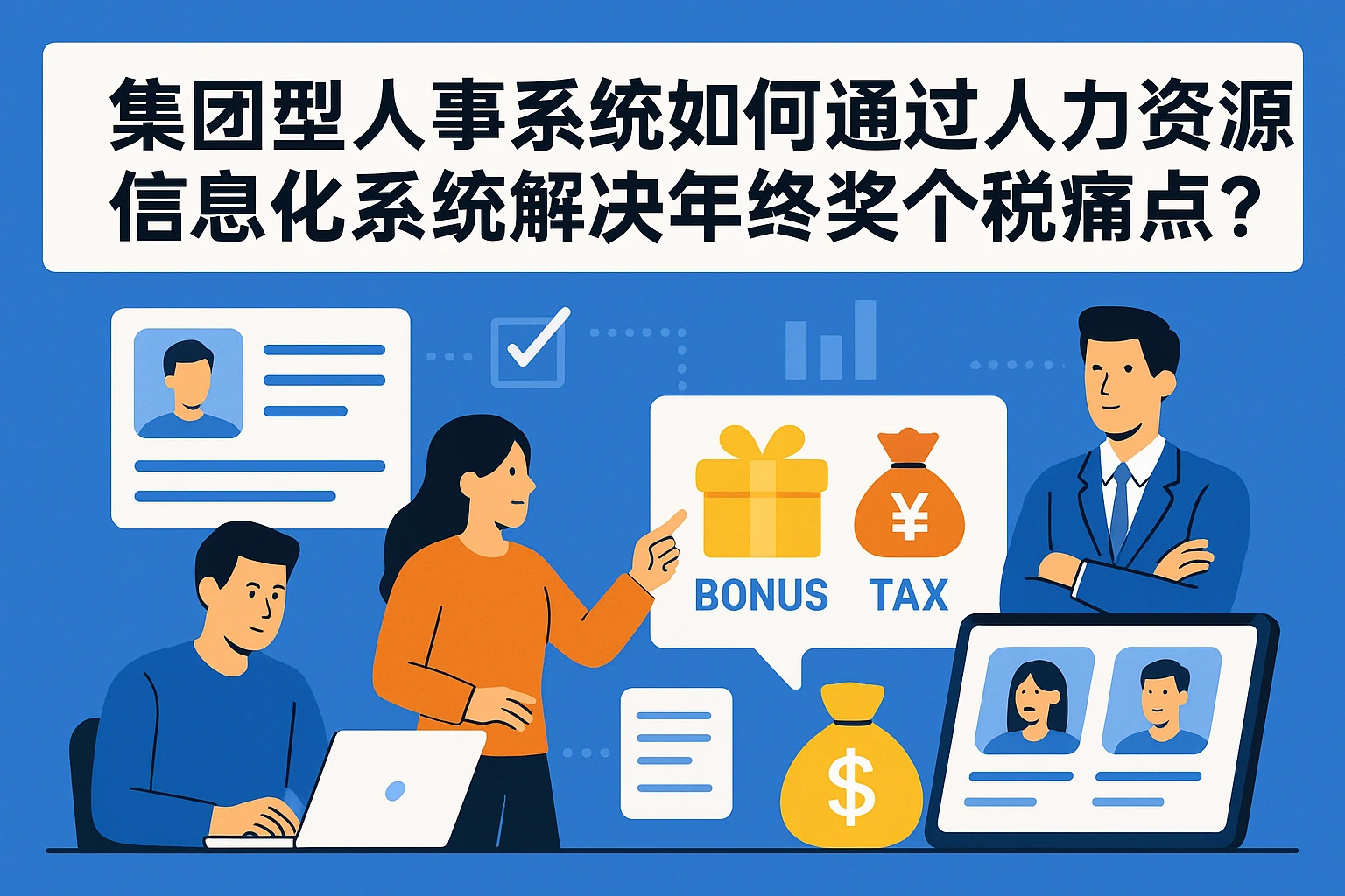 集团型人事系统如何通过人力资源信息化系统解决年终奖个税痛点？