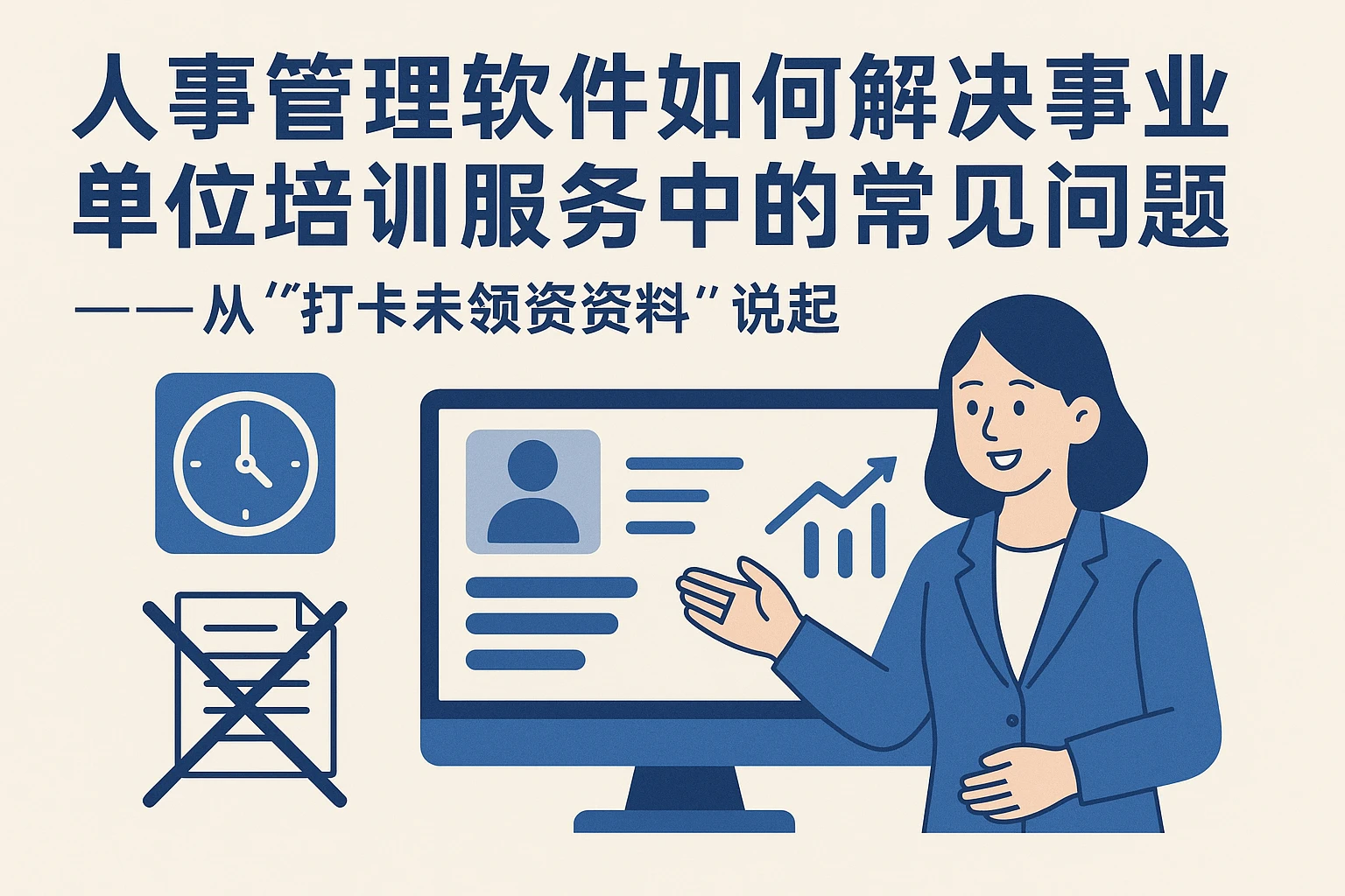 人事管理软件如何解决事业单位培训服务中的常见问题——从“打卡未领资料”说起