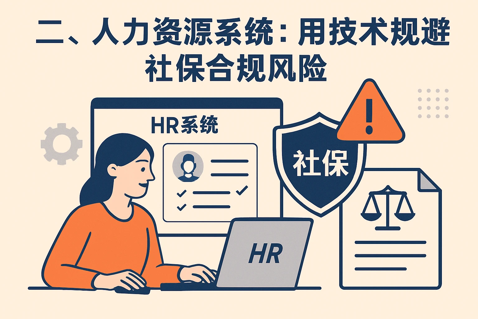 二、人力资源系统：用技术规避社保合规风险