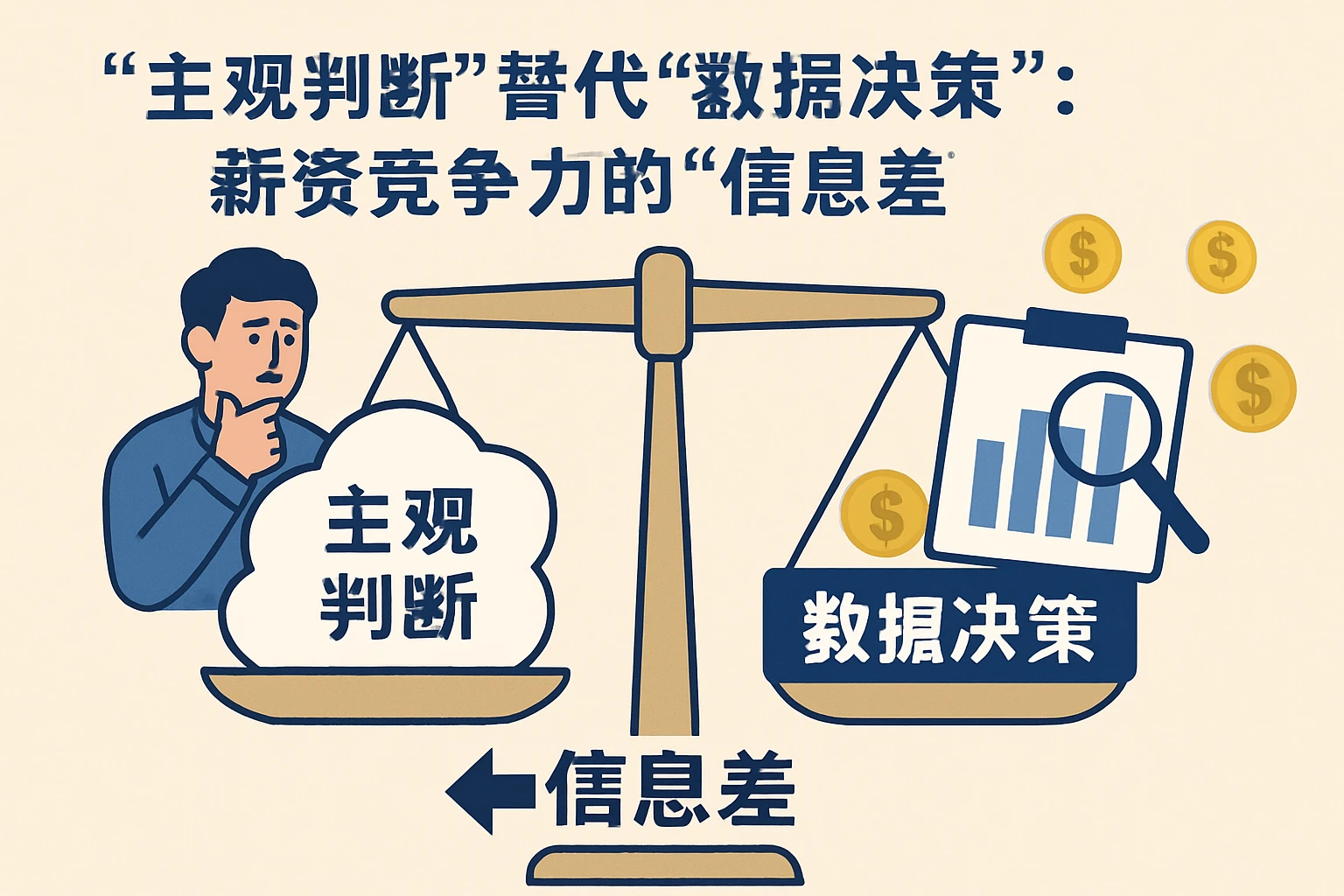 （2）“主观判断”替代“数据决策”：薪资竞争力的“信息差”