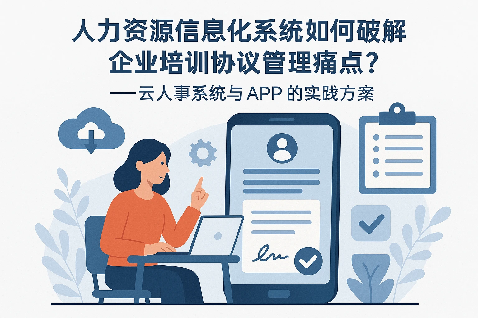 人力资源信息化系统如何破解企业培训协议管理痛点？——云人事系统与APP的实践方案