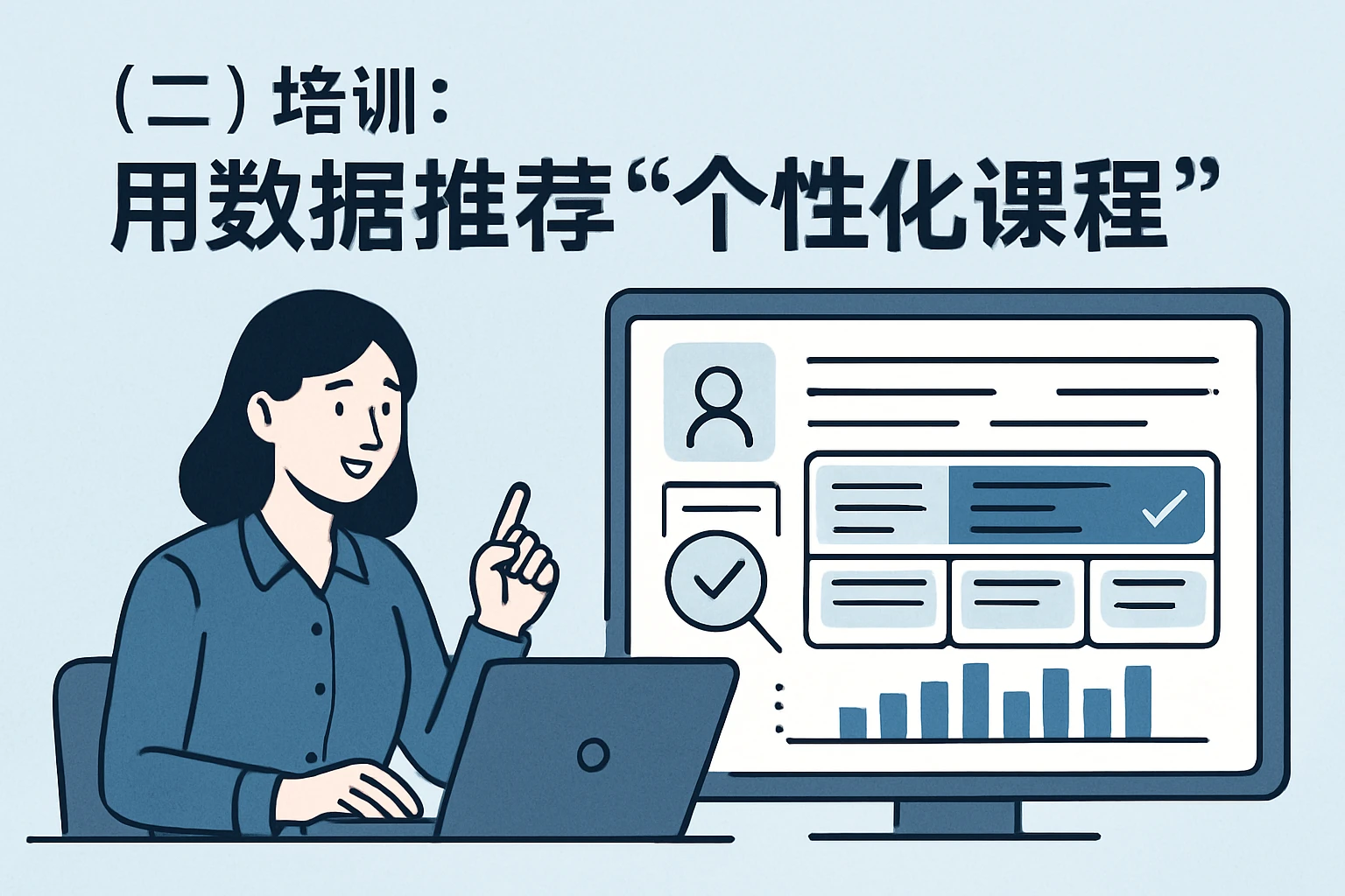 （二）培训：用数据推荐“个性化课程”