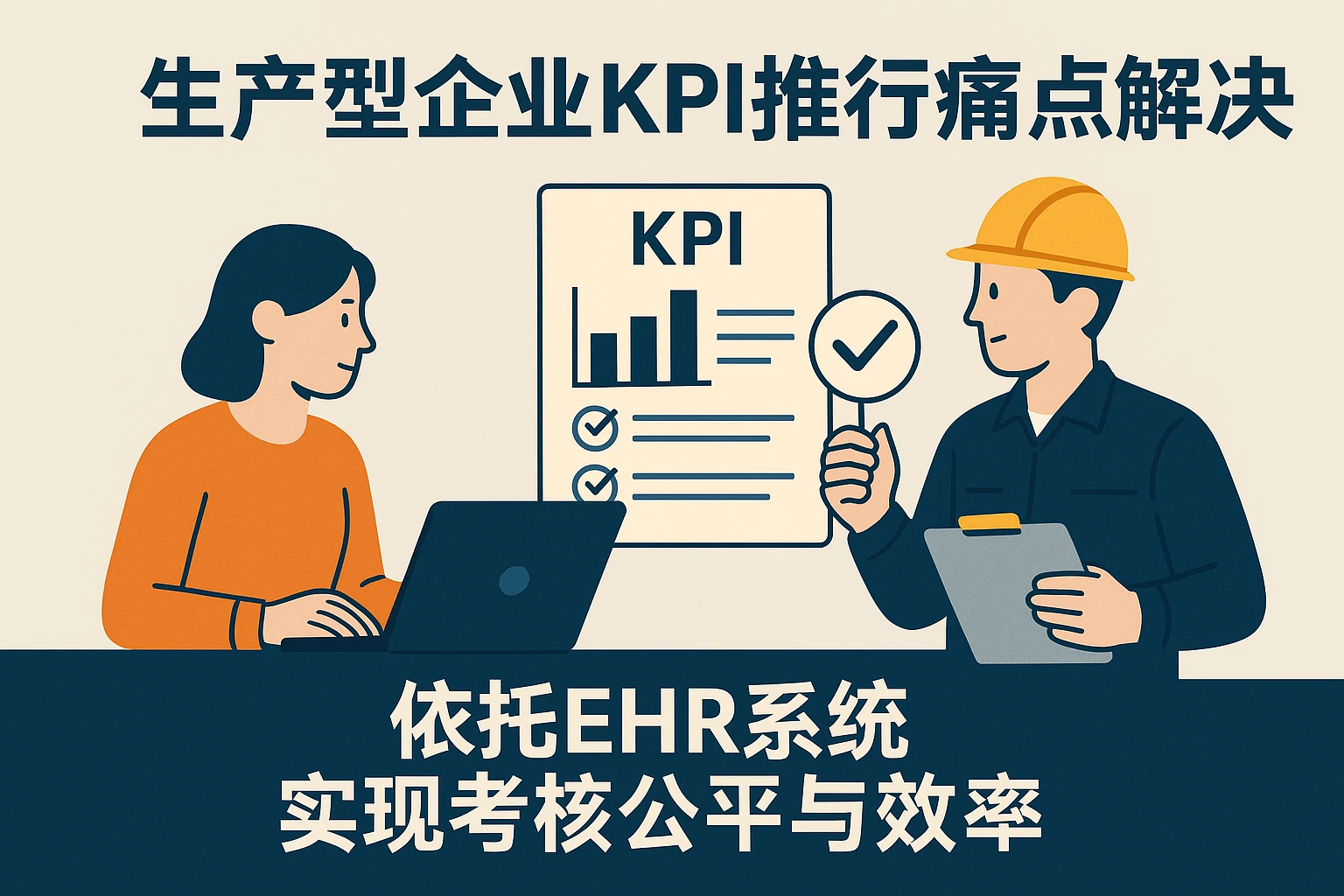 生产型企业KPI推行痛点解决：依托EHR系统实现考核公平与效率