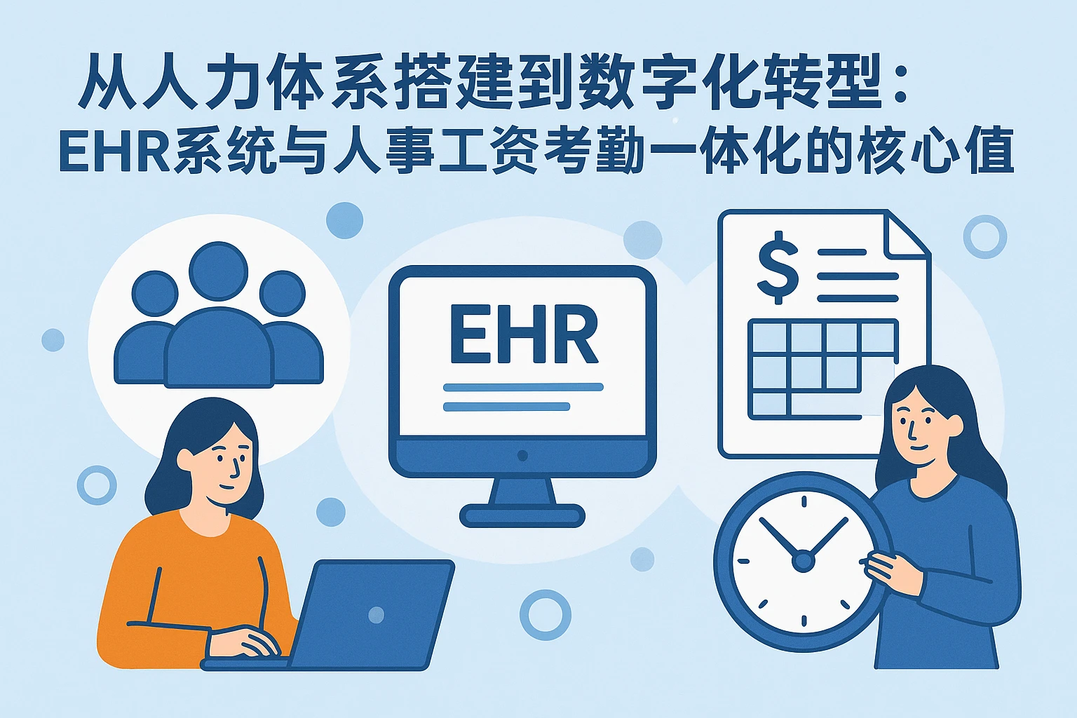 从人力体系搭建到数字化转型：EHR系统与人事工资考勤一体化的核心价值
