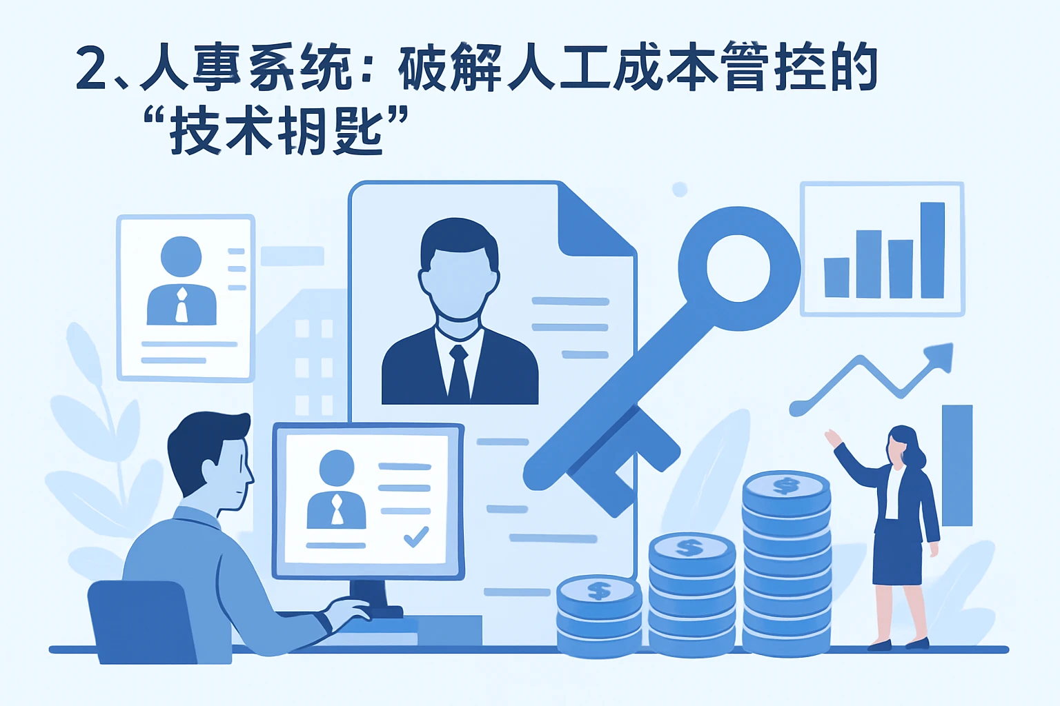 二、人事系统：破解人工成本管控的“技术钥匙”