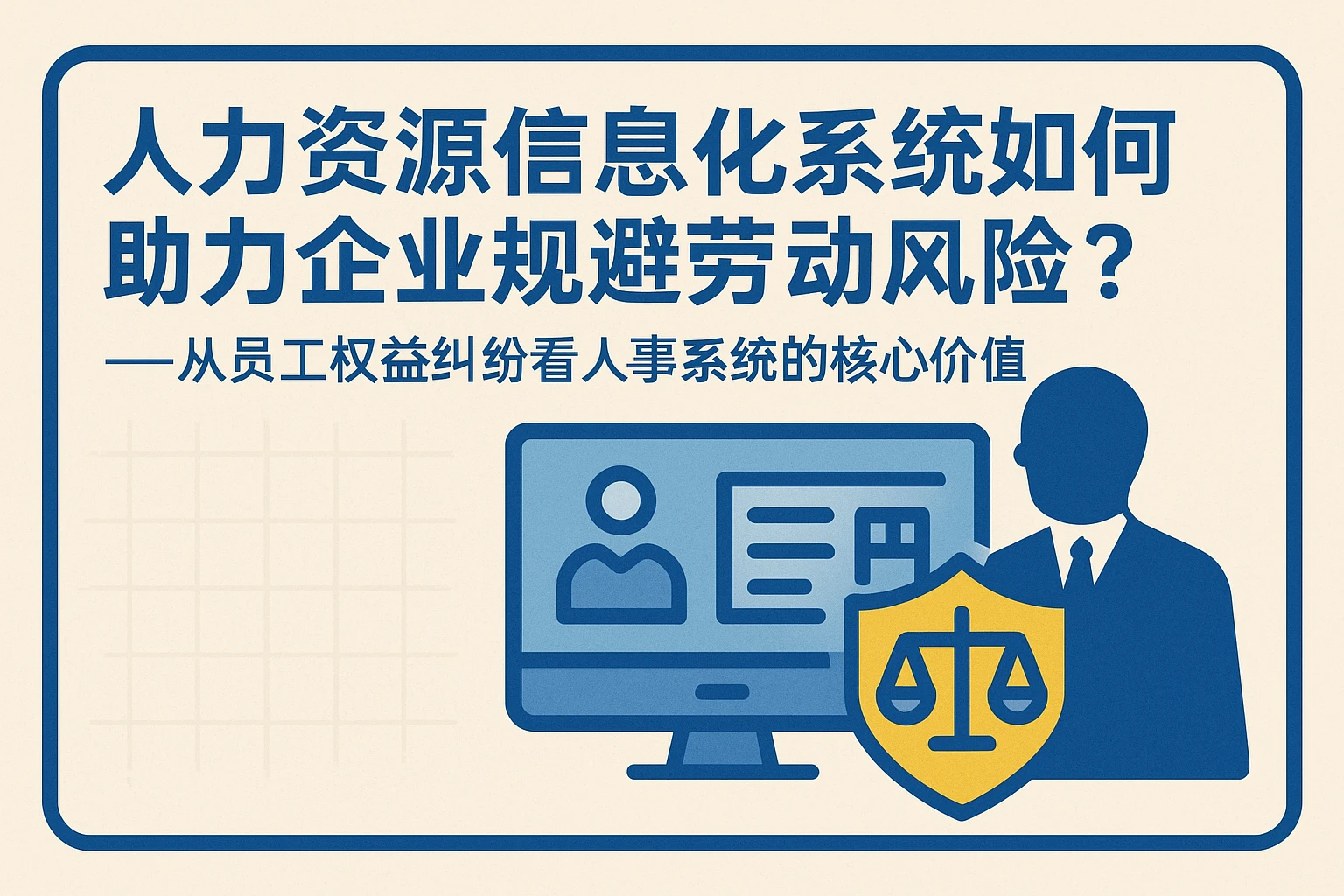 人力资源信息化系统如何助力企业规避劳动风险？——从员工权益纠纷看人事系统的核心价值