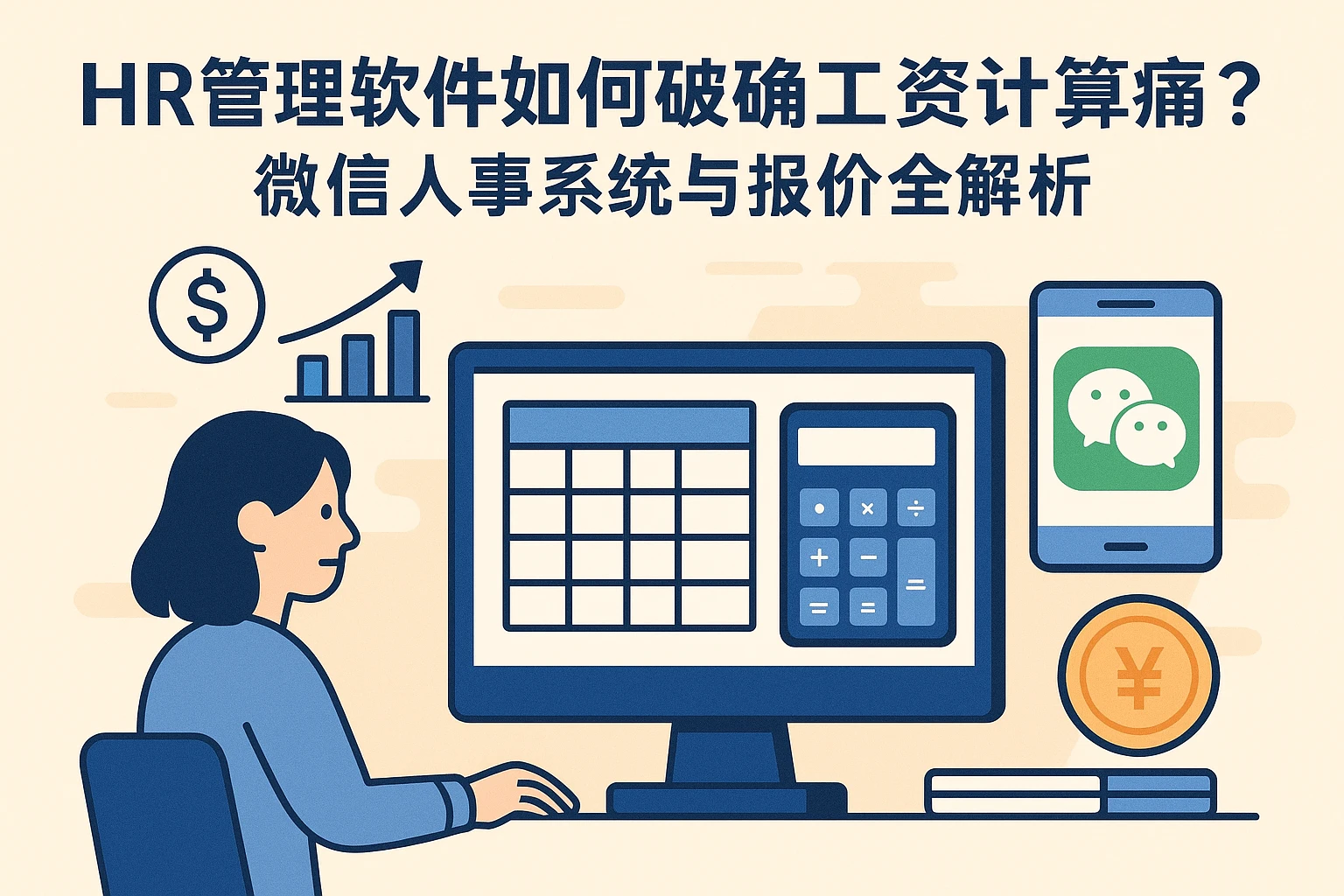 HR管理软件如何破解工资计算痛点？微信人事系统与报价全解析