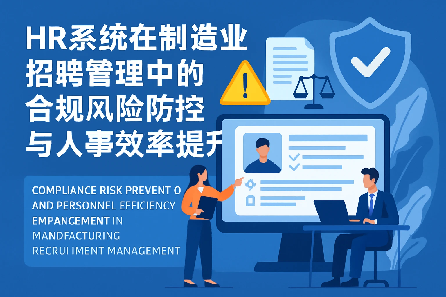 HR系统在制造业招聘管理中的合规风险防控与人事效率提升