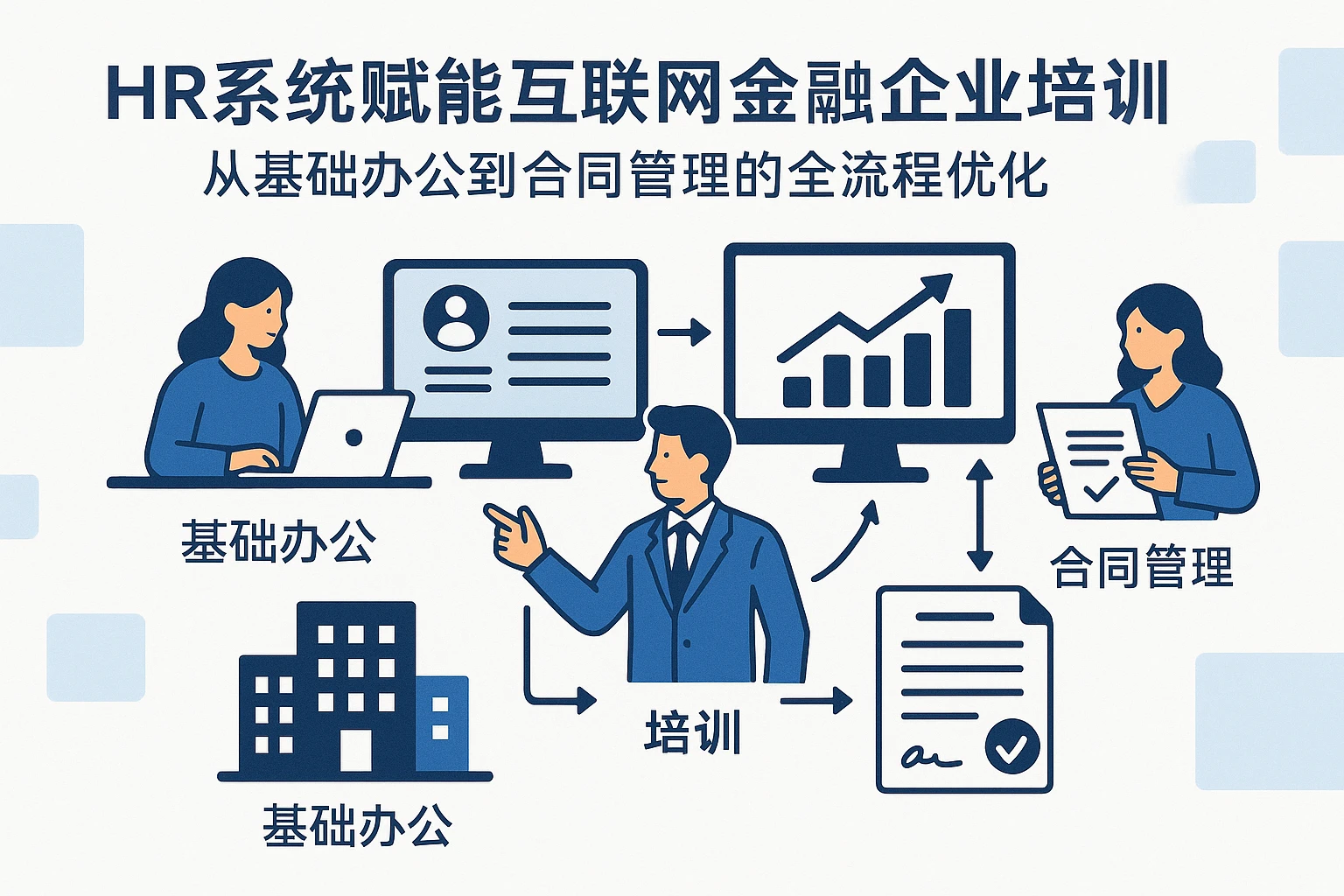 HR系统赋能互联网金融企业培训：从基础办公到合同管理的全流程优化