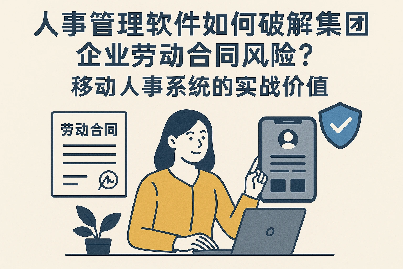 人事管理软件如何破解集团型企业劳动合同风险？移动人事系统的实战价值