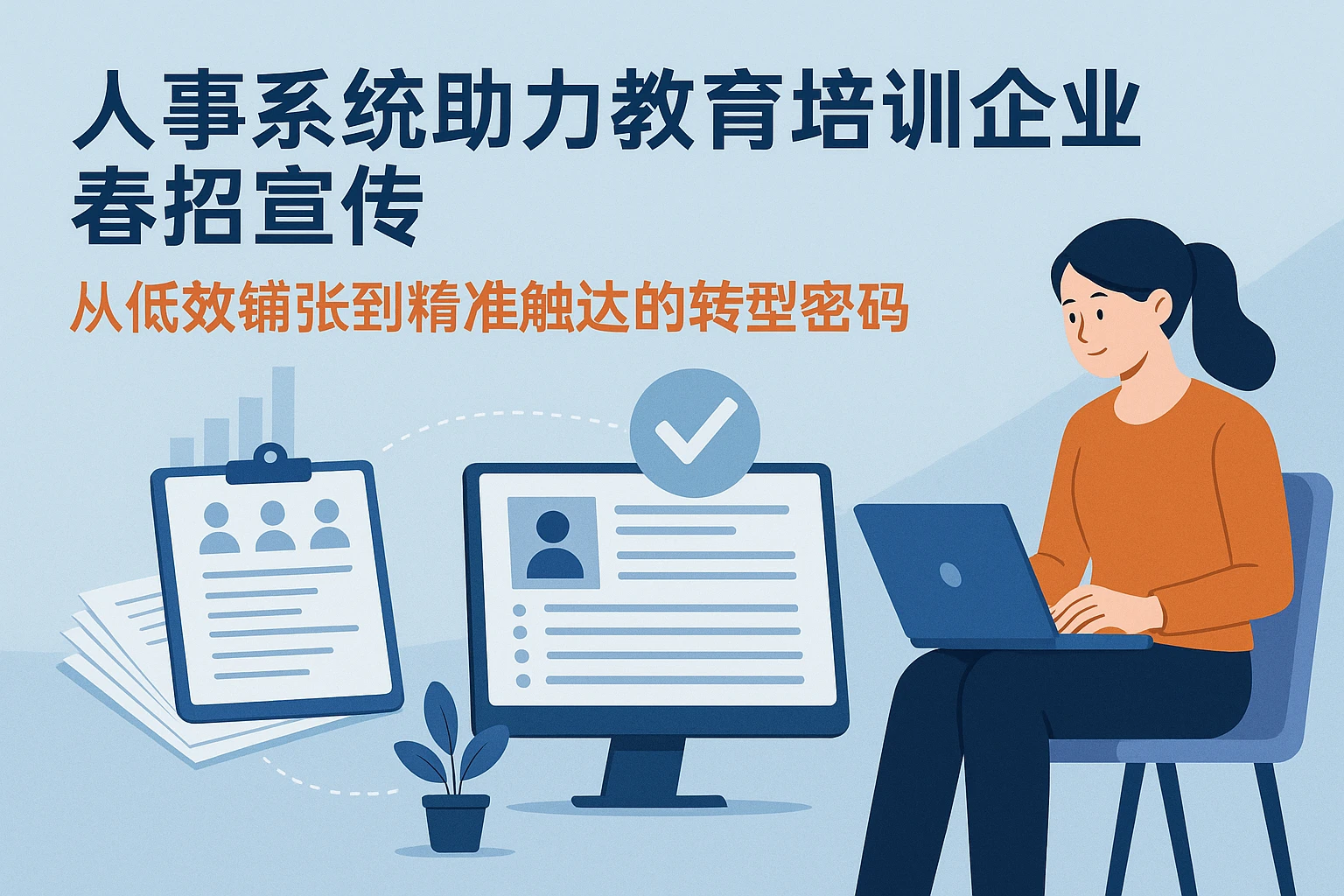 人事系统助力教育培训企业春招宣传：从低效铺张到精准触达的转型密码