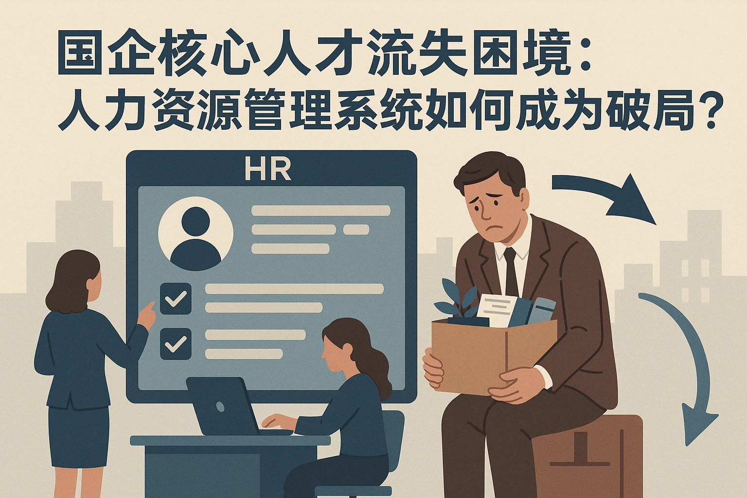 国企核心人才流失困境：人力资源管理系统如何成为破局关键？