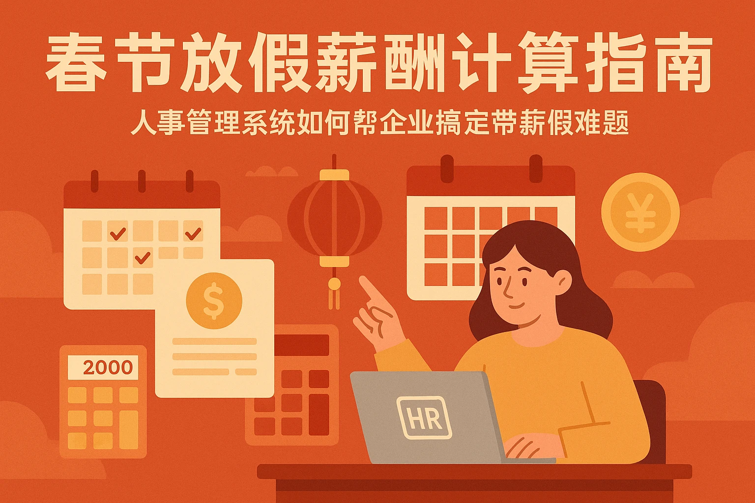 春节放假薪酬计算指南：人事管理系统如何帮企业搞定带薪假难题