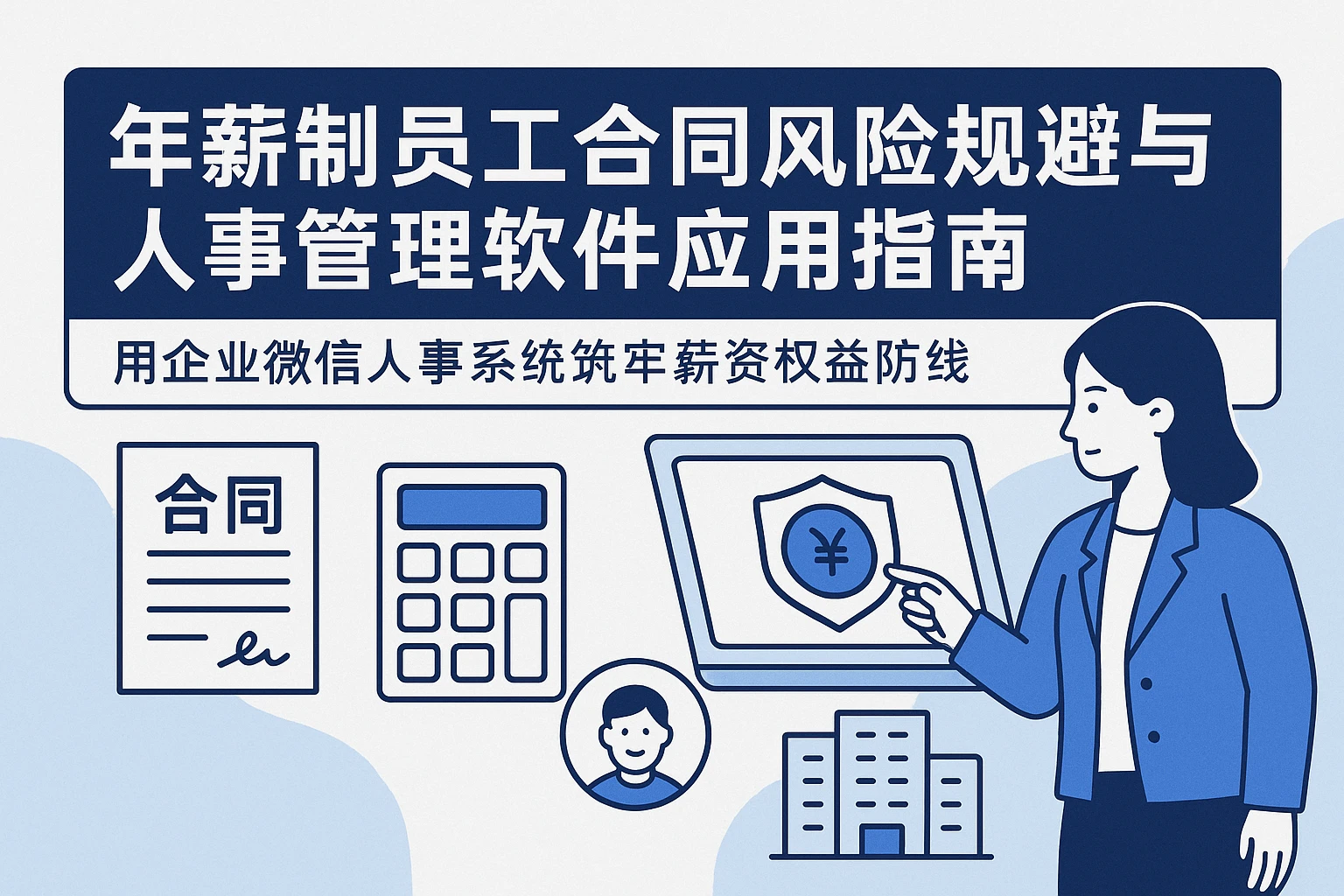 年薪制员工合同风险规避与人事管理软件应用指南——用企业微信人事系统筑牢薪资权益防线