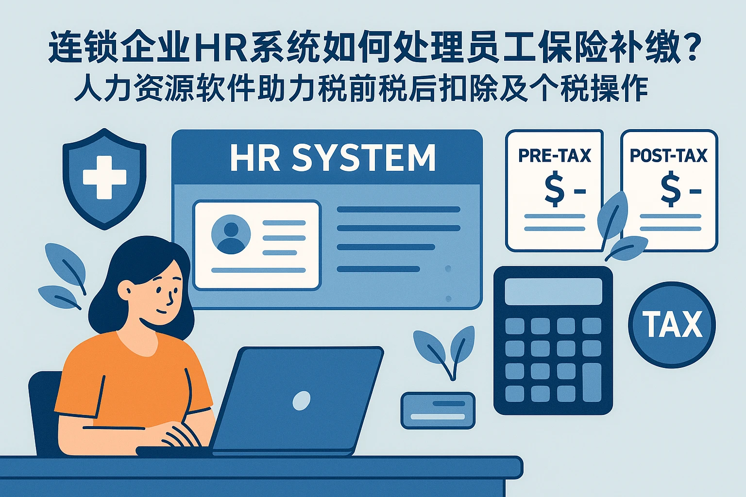连锁企业HR系统如何处理员工保险补缴？人力资源软件助力税前税后扣除及个税操作