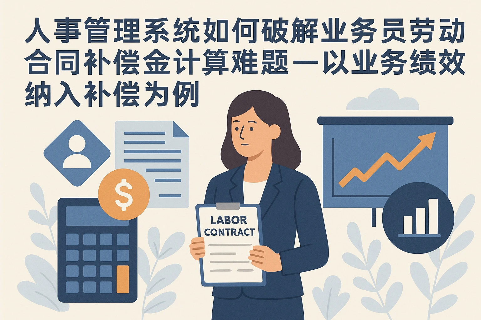 人事管理系统如何破解业务员劳动合同补偿金计算难题——以业务绩效纳入补偿为例
