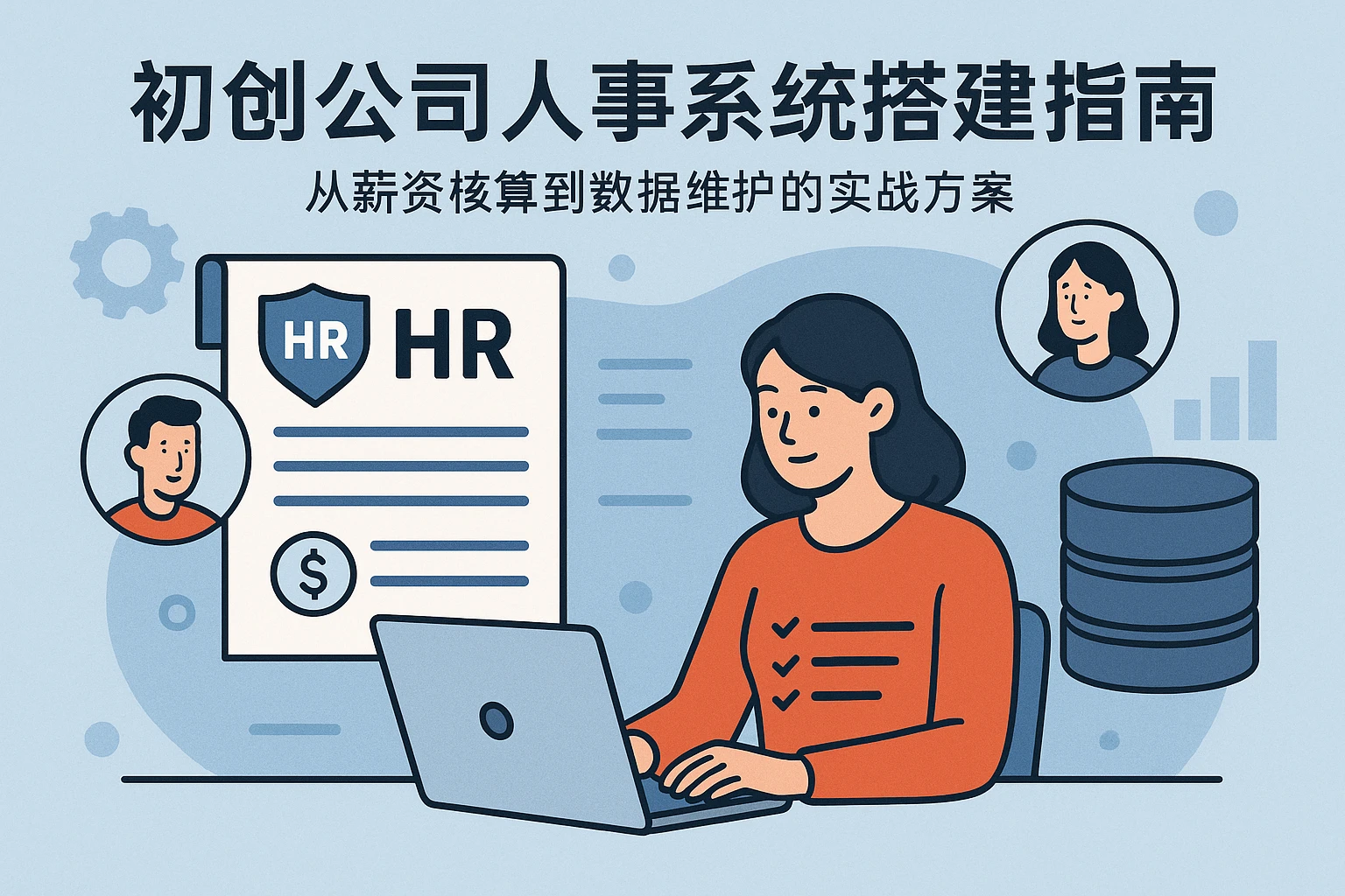 初创公司人事系统搭建指南：从薪资核算到数据维护的实战方案