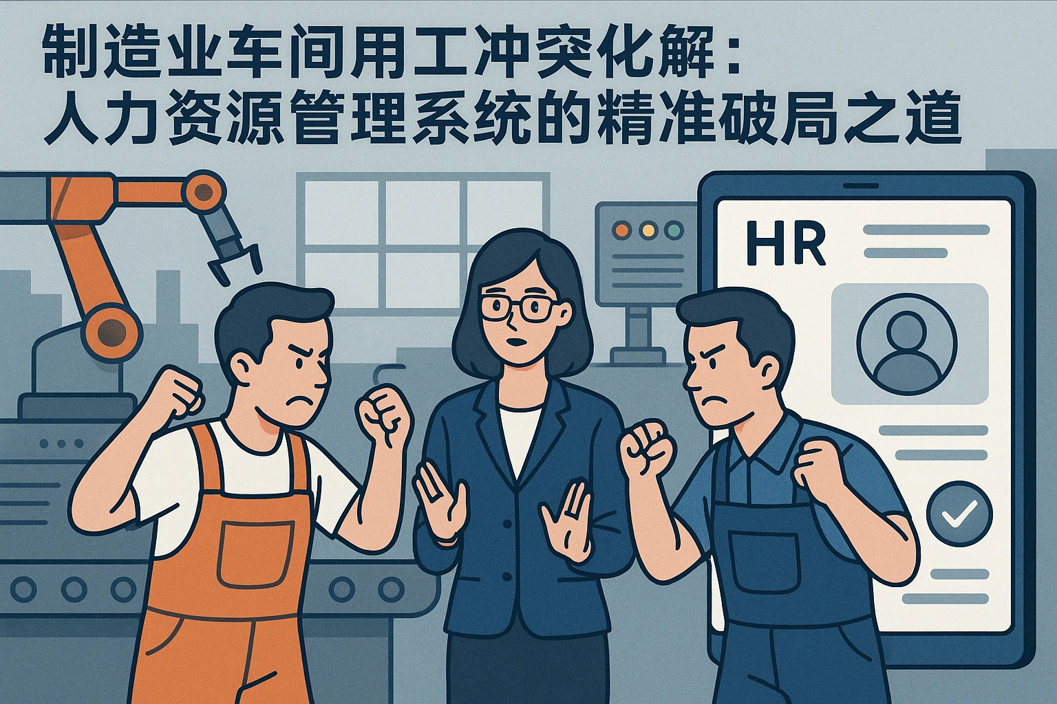 制造业车间用工冲突化解：人力资源管理系统的精准破局之道