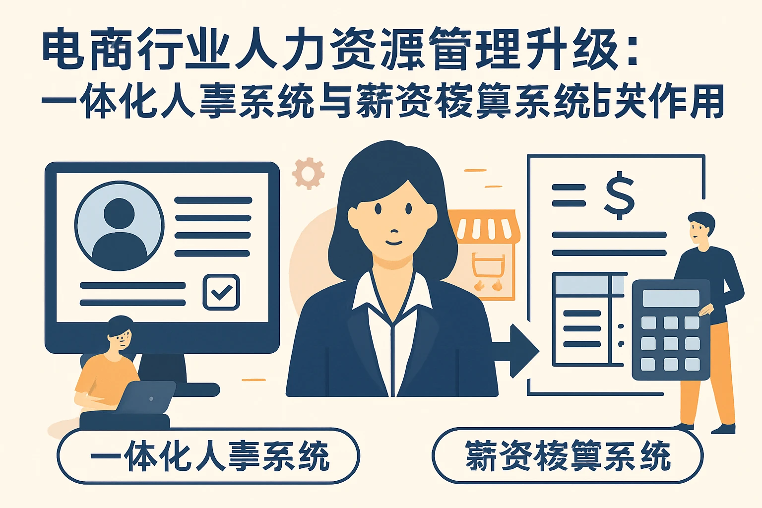 电商行业人力资源管理升级：一体化人事系统与薪资核算系统的关键作用