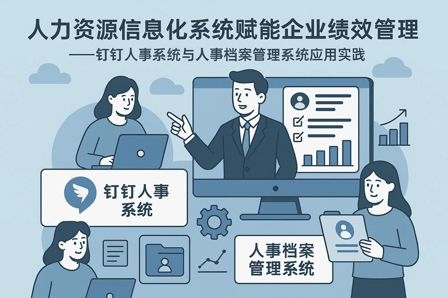 人力资源信息化系统赋能企业绩效管理——钉钉人事系统与人事档案管理系统应用实践