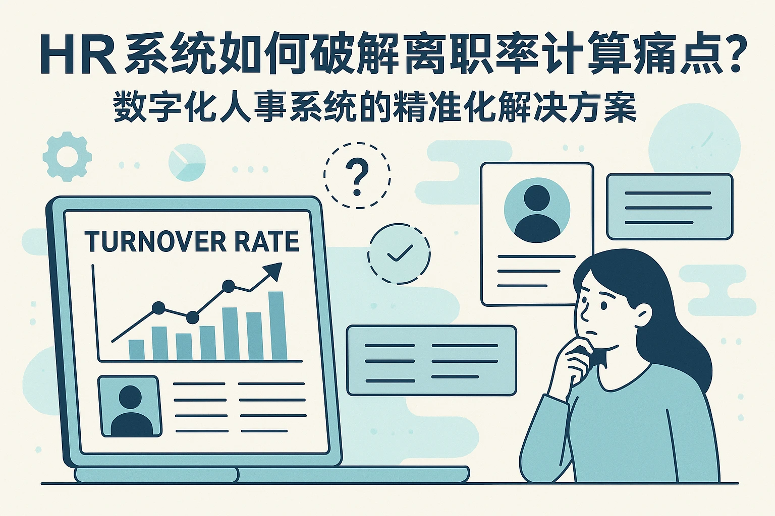 HR系统如何破解离职率计算痛点？数字化人事系统的精准化解决方案