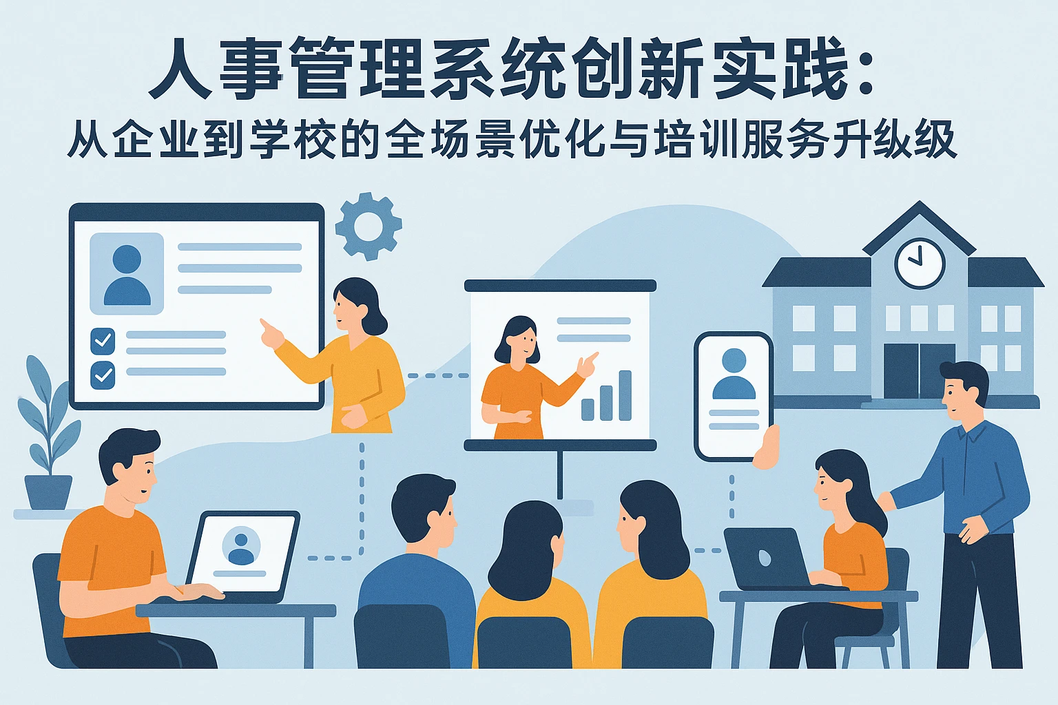 人事管理系统创新实践：从企业到学校的全场景优化与培训服务升级