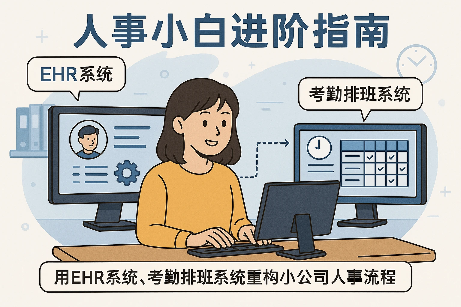 人事小白进阶指南：用EHR系统、考勤排班系统重构小公司人事流程