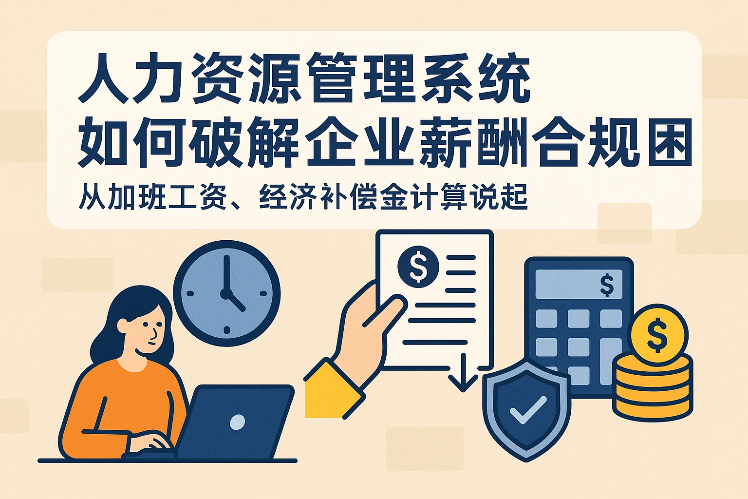 人力资源管理系统如何破解企业薪酬合规困局——从加班工资、经济补偿金计算说起