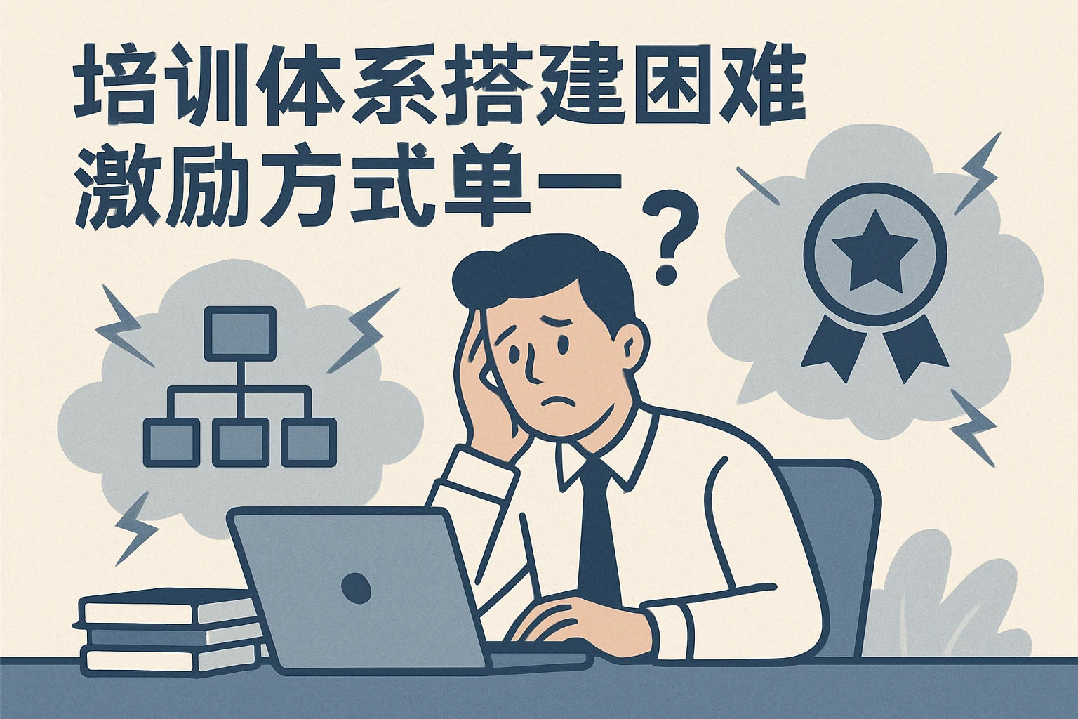 培训体系搭建困难，激励方式单一