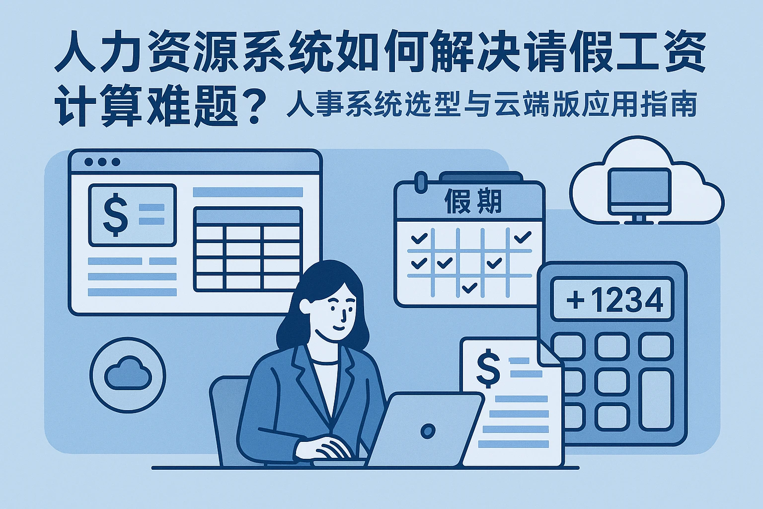 人力资源系统如何解决请假工资计算难题？人事系统选型与云端版应用指南