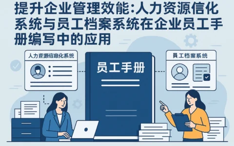 提升企业管理效能：人力资源信息化系统与员工档案系统在企业员工手册编写中的应用