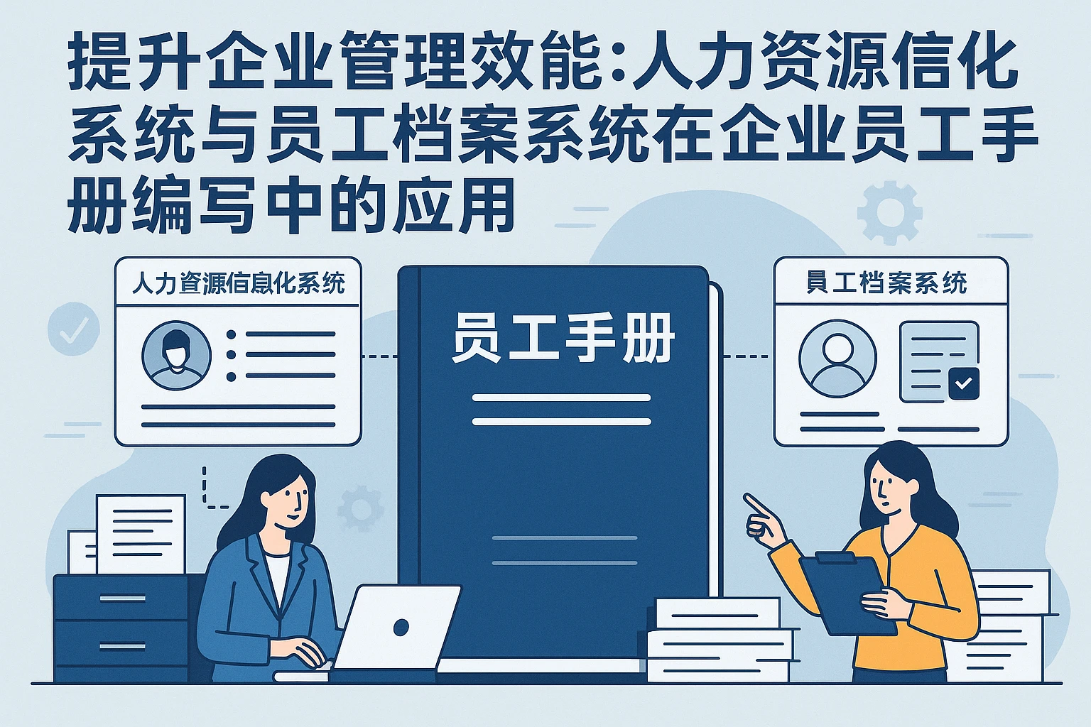 提升企业管理效能：人力资源信息化系统与员工档案系统在企业员工手册编写中的应用