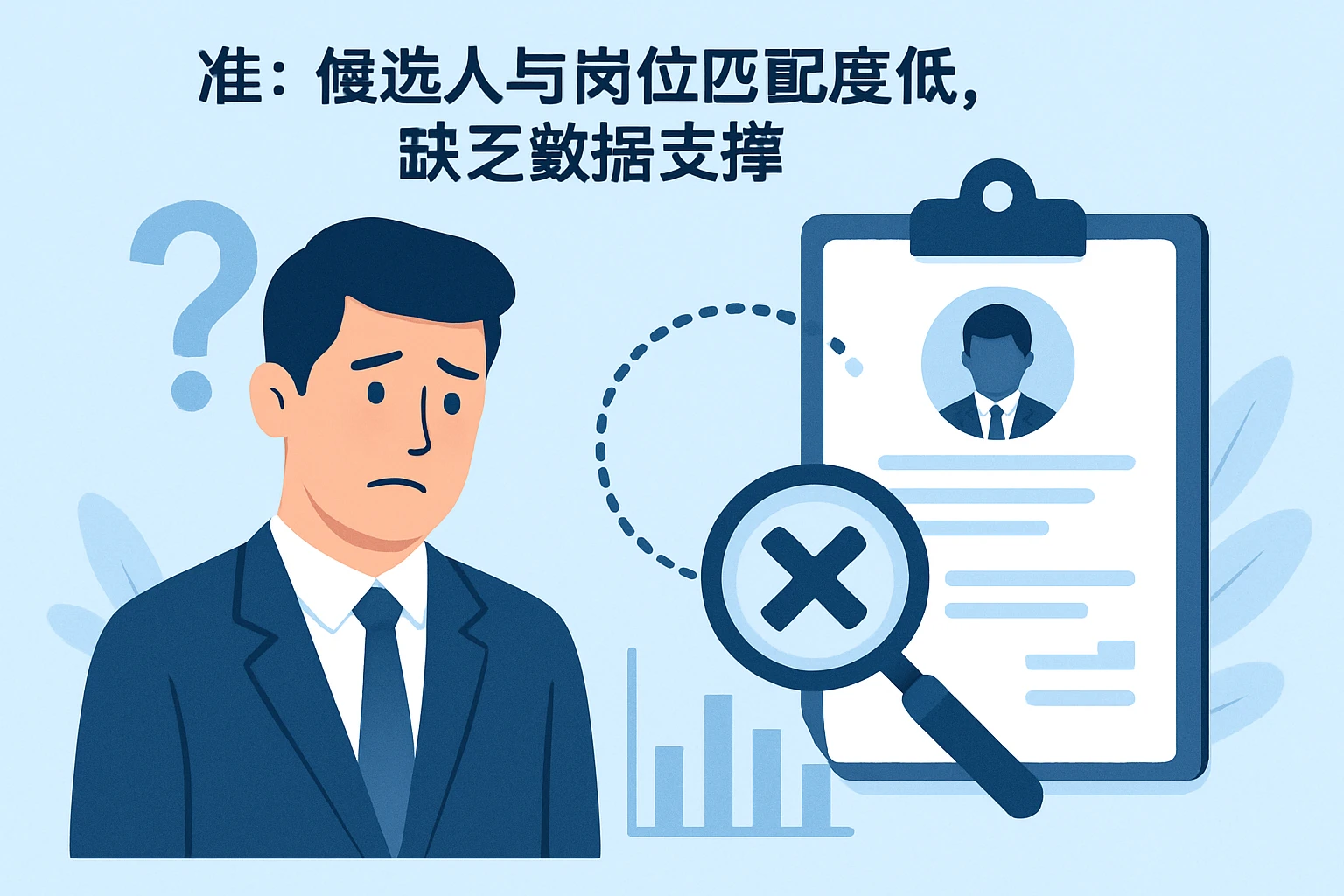 2. “准”：候选人与岗位匹配度低，缺乏数据支撑