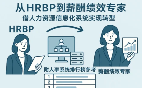 从HRBP到薪酬绩效专家：借人力资源信息化系统实现转型，附人事系统排行榜参考