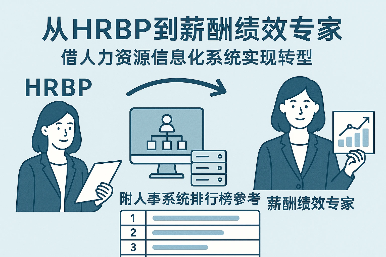 从HRBP到薪酬绩效专家：借人力资源信息化系统实现转型，附人事系统排行榜参考